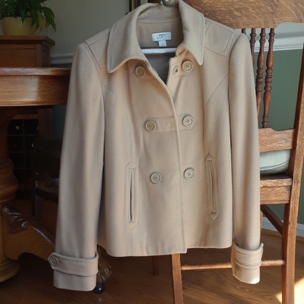 Loft swing camel coat